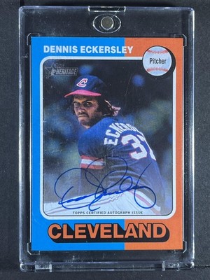 2024 Topps Heritage #RROA-DE Dennis Eckersley Real One Reverse Autographs 250013