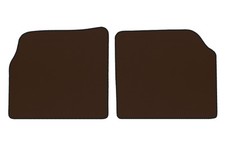 AUTOS Kunstleder Fußmatten - rückseite für PEUGEOT 306 03.94-04.02 Cabrio BRAUN