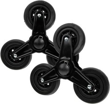 Heavy-Duty Triangle Wheels for Grocery Cart - Stable Stair Climbing Accessories