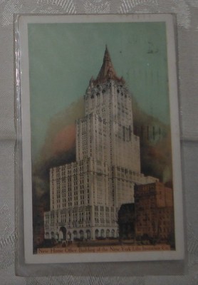 Vintage Postcard   The New Home Office of New York Life Insurance Co