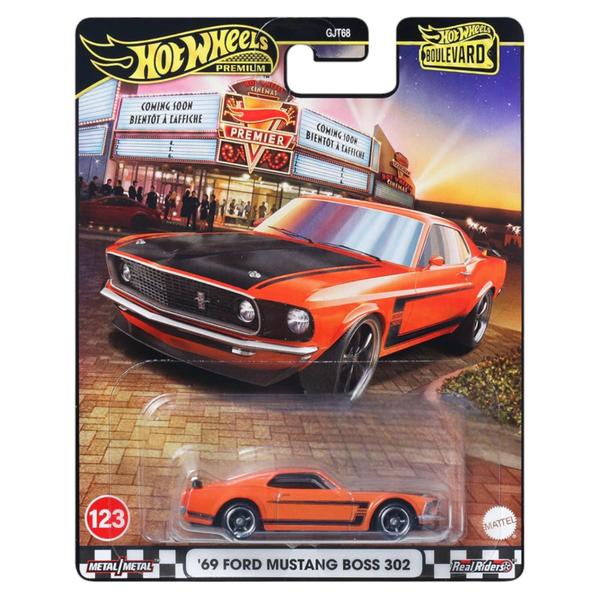 69 Ford Mustang Boss 302 - Boulevard Hot Wheels Premium 1:64-image
