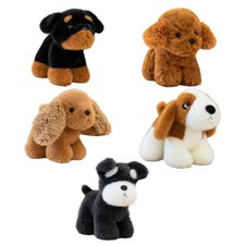 Realistics Stuffed Dog Toy Durability Bear Dog Plush Toy for Home Decoration Use
