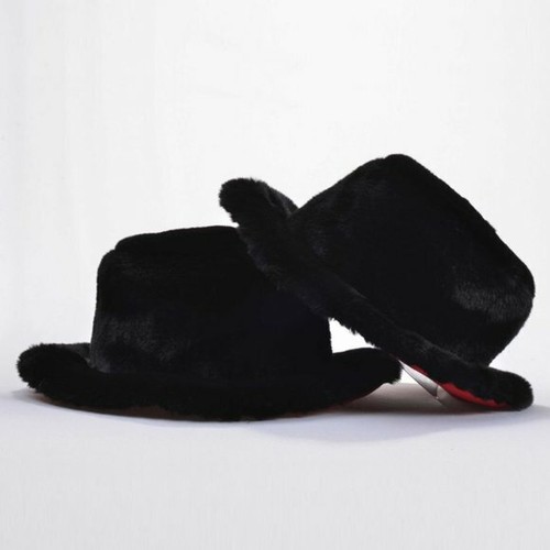 Red Bottom Faux Fur Hat | eBay
