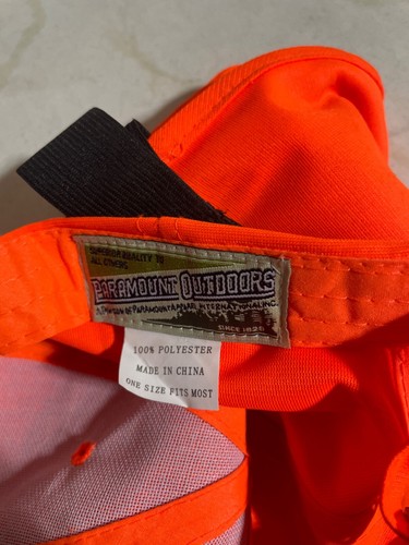 Hunting Shooting Safety Vest and Hat combo Blaze Orange Adjustable One Size - Picture 3 of 3