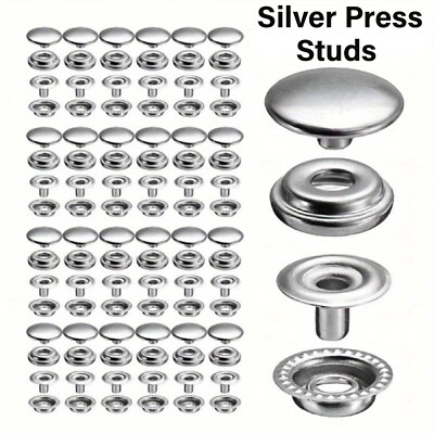 15 mm Druckknöpfe Druckknöpfe Jacken Zubehör Kleidung 10 20 50 100 Teile
