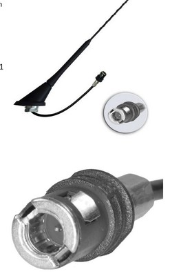 Dachantenne für AUDI A4 B5 ROKA Stab Antenne Antennenfuss inkl. Dichtung