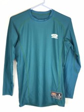 Easton Mens Small Baseball Long Sleeve Shirt Athletic Gear Team Collection Green
