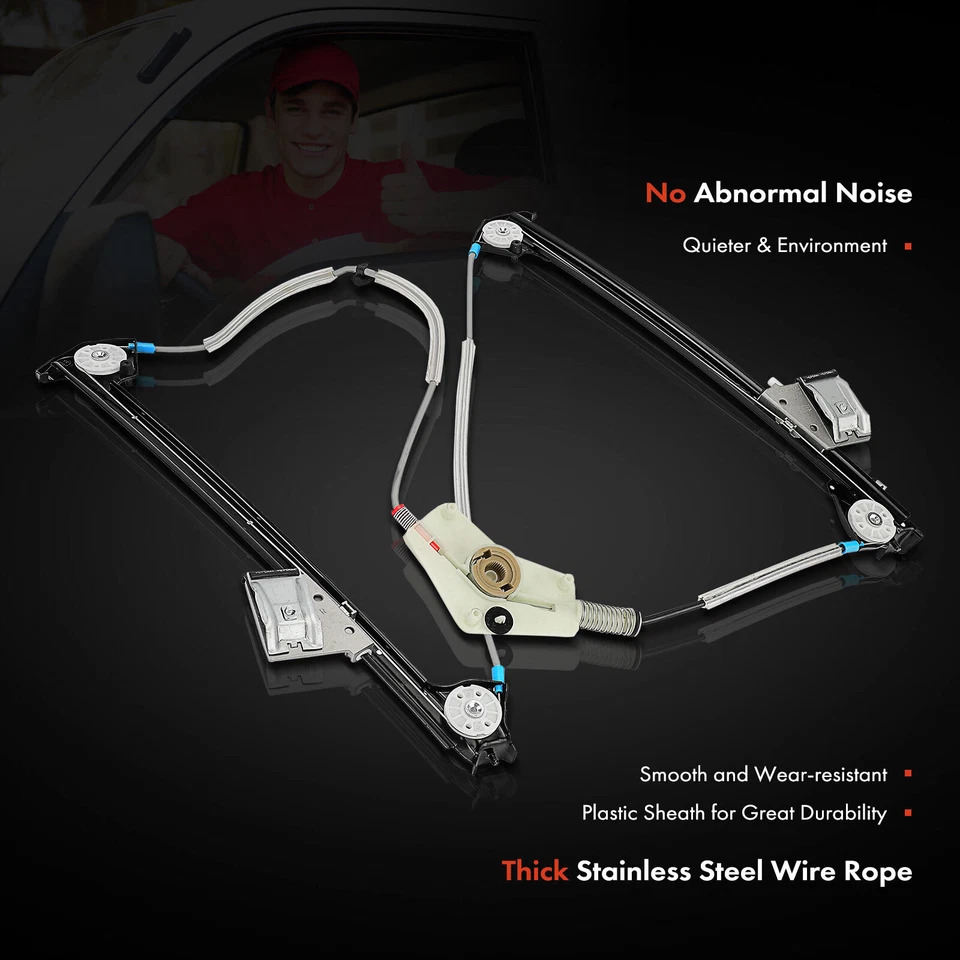 Regulador de ventana para Porsche 911 Boxster Cayman 06-12 pasajero delantero derecho derecho derecho Foto 4 de 4