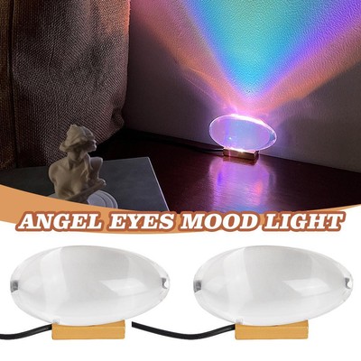 Angel Eyes Projector Lamp Led Galaxy Crystal Projector F5T7 Aurora Nebula E6X7