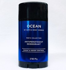 1 Bath  Body Works OCEAN FOR MEN Deodorant Stick Sweat Odor Control 2.7 oz