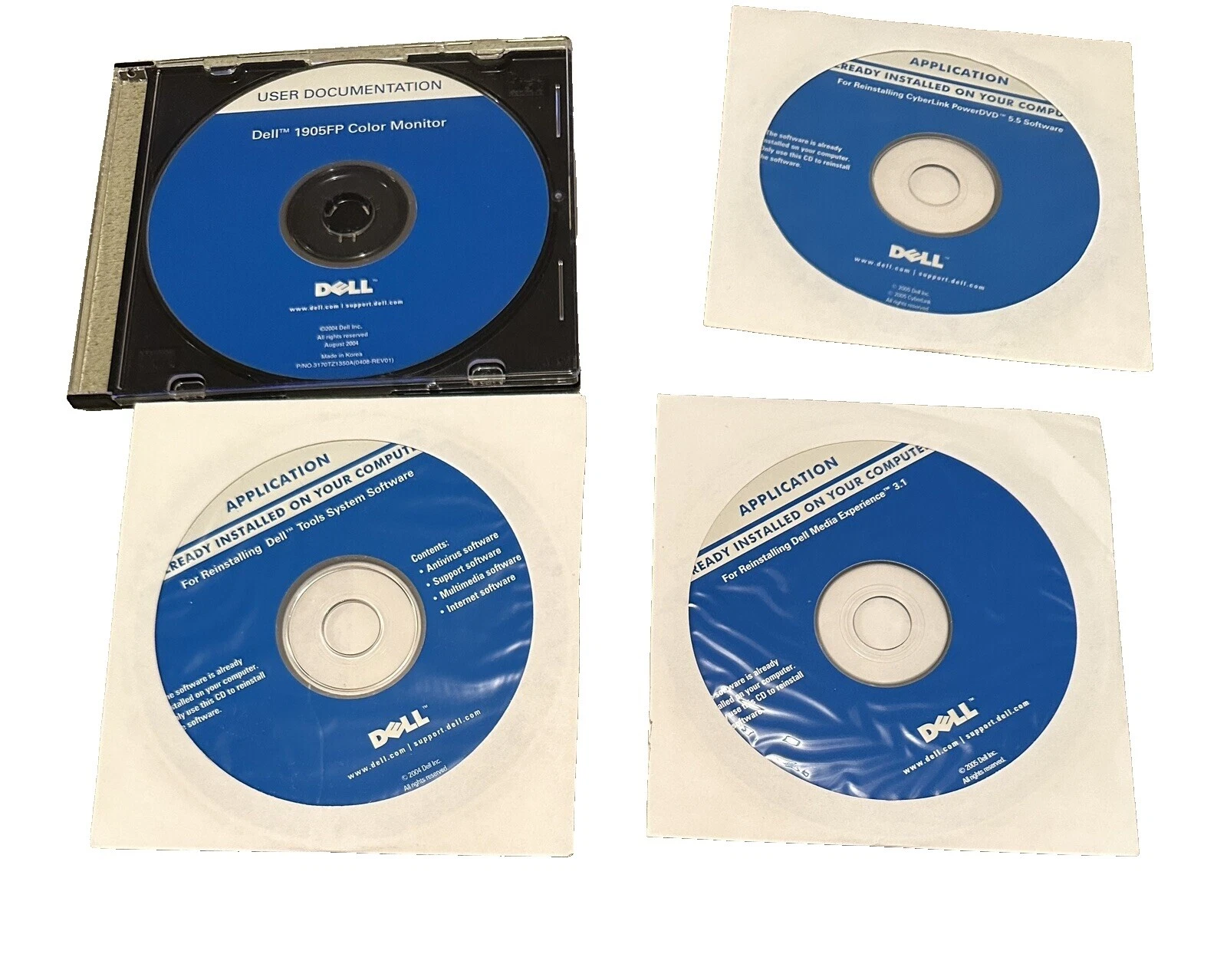 Dell CD Driver & Utility Software in English