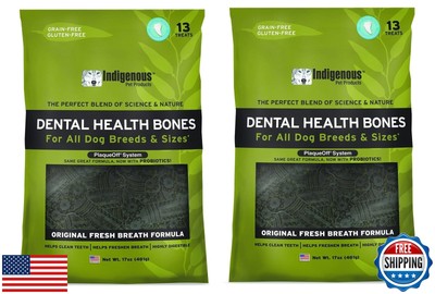 Indigenous Dental Health Bones Original Fresh Breath Flavor 17ounces (Pack of