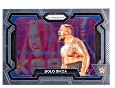 SOLO SIKOA 2024 Panini Prizm WWE Base #49 Professional Wrestling Trading Card
