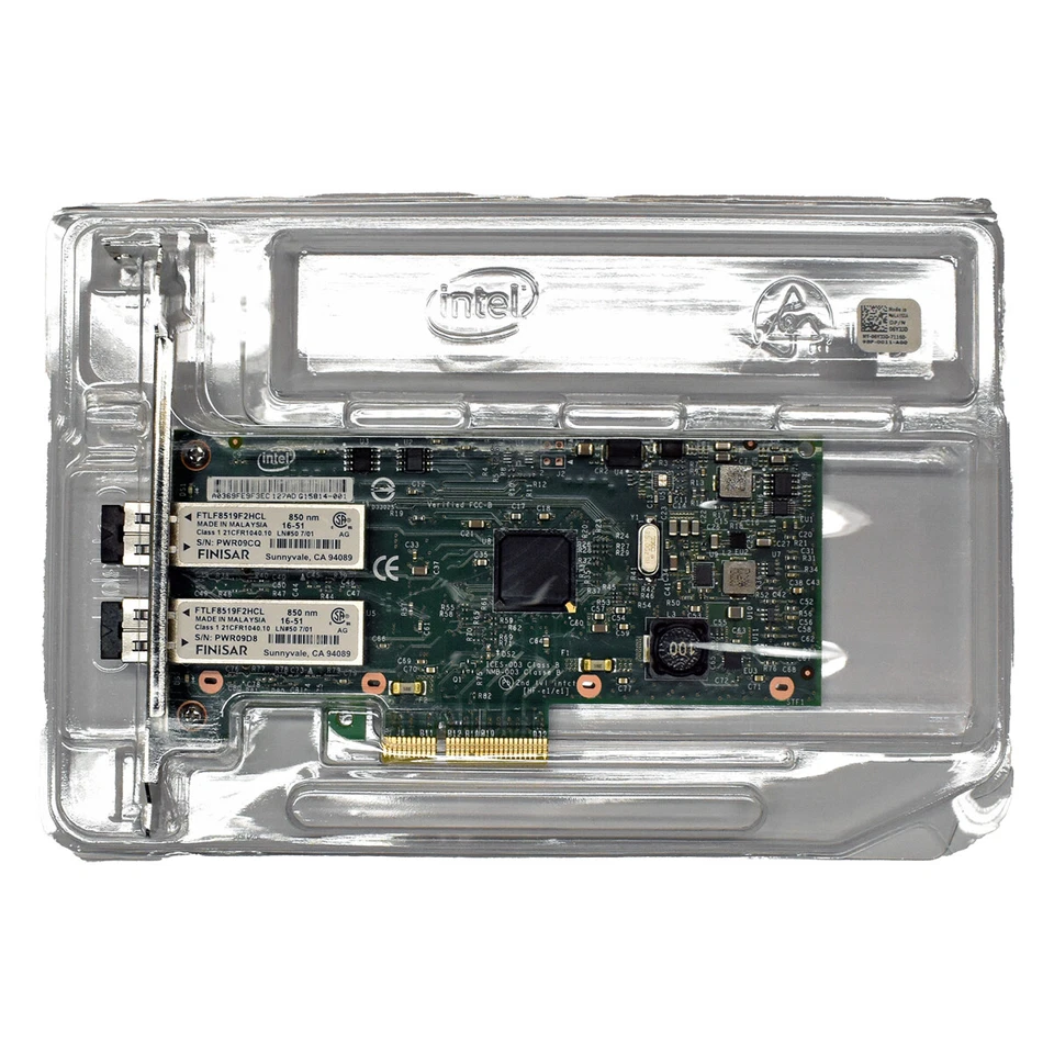 Dell / Intel I350-F2 Dual-Port LC-Duplex FC PCIe x4 Network Adapter 06Y3JD FP - Bild 4 von 4