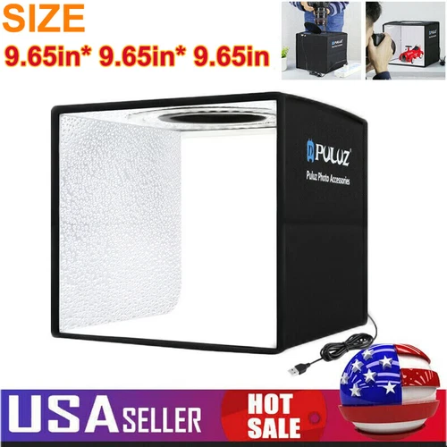 24" LED Photo Studio Light Box Portable Folding Photography Shooting Tent Kit - Bild 49 von 84