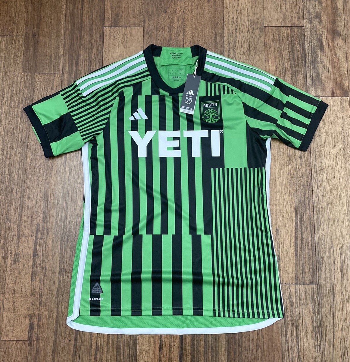 NWT Adidas MLS Austin FC 23/24 Men's Size L Home Yeti Soccer