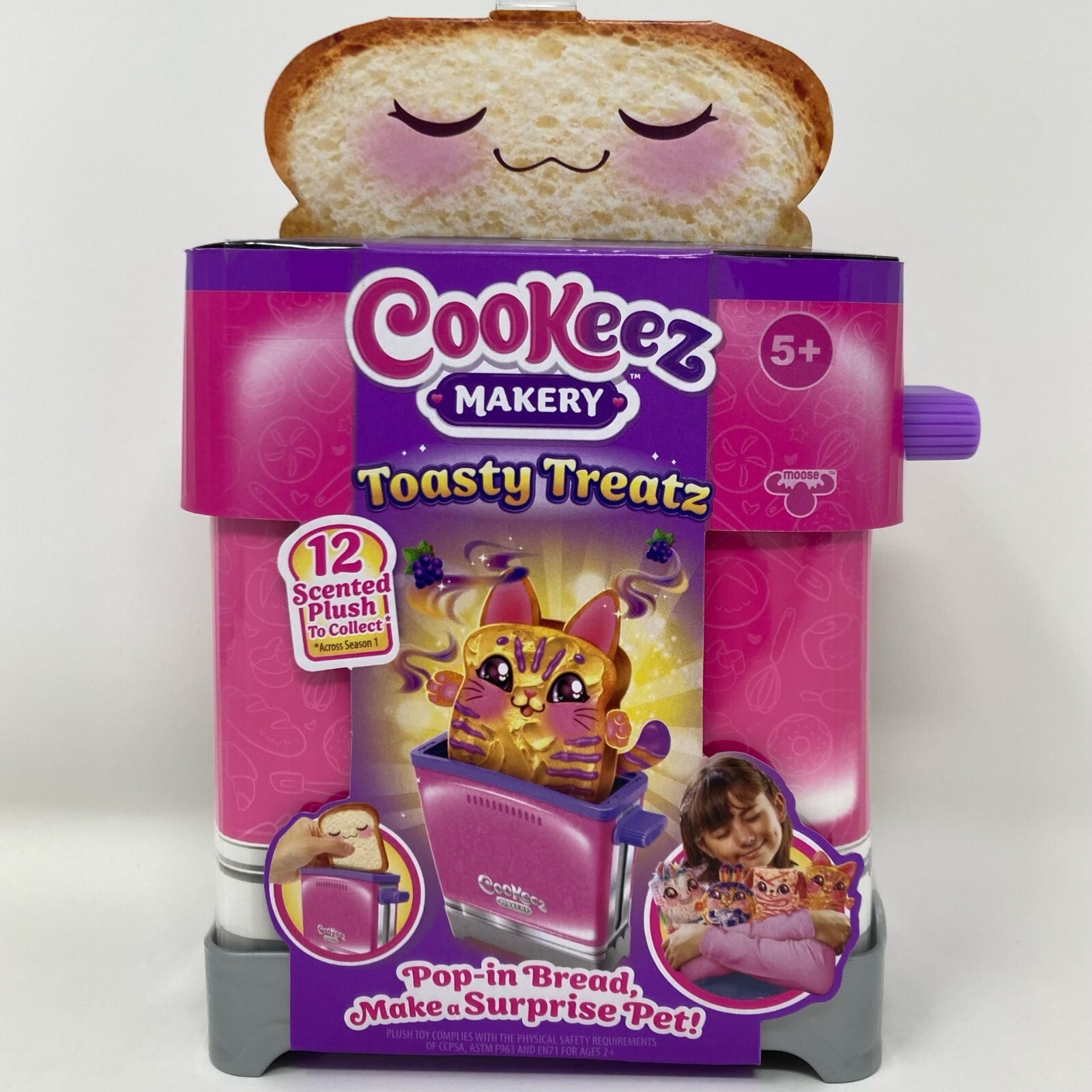 Cookeez Makery Toasty Treatz Surprise Scented Plush Pet Toaster New eBay