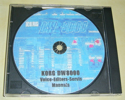 KORG  DW-8000 - CD mit Program Voice ...