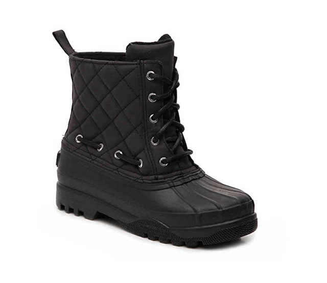 sperry duck boots white quilted