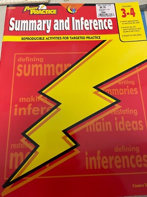 Power Practice Summary and Inference, Gr 3-4 (Language Pow - VERY GOOD