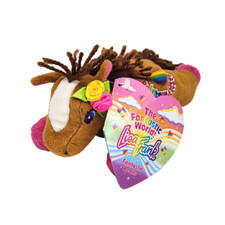 NEW VINTAGE 1998 LISA FRANK RAINBOW CHASER BEANIE STUFFED ANIMAL PLUSH TOY TAG