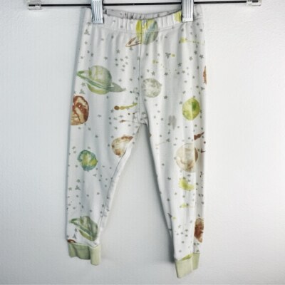 BURT'S BEES Toddler Unisex Intergalactic Sleepy Time Jammie jams Size 2T