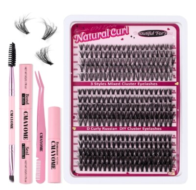 DIY Lashes Extension Set 270 Stück Wimpernverlängerung Kit Mit Bond Und Seal