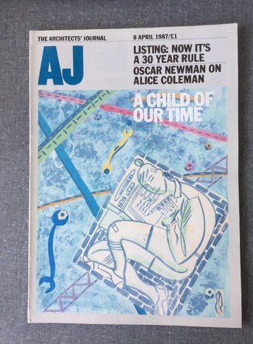 Architects Journal 8 Apr 1987 Clovelly Centre Postwar Schools Oscar Newman Roofs