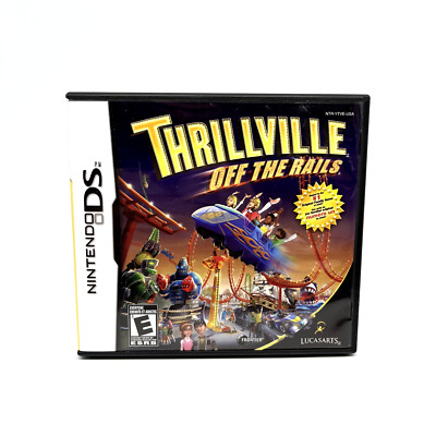 Thrillville: Off The Rails Nintendo DS 2007 CIB Authentic Tested & Working