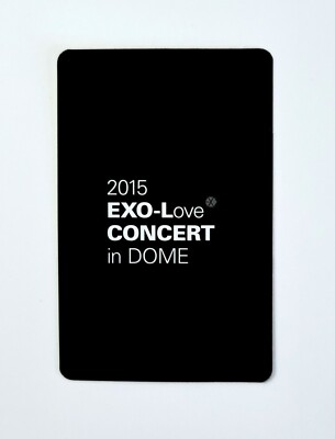 2015 EXO-Love CONCERT in DOME Official Photocard Sticker Baekhyun