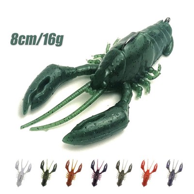 Submersed Hollow Shrimp Fish Tackle unwiderstehlicher 8cm K?der f��r Fischer
