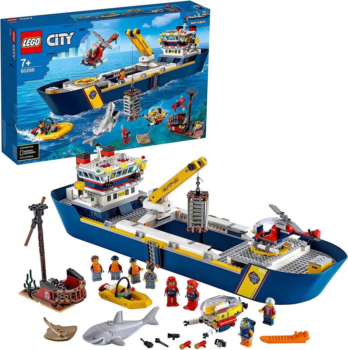 Lego (LEGO) City Sea Expedition Seabed Exploration Ship 60266 | eBay