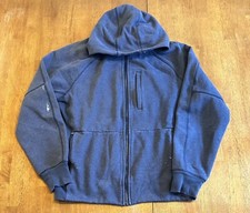 Lululemon Full Zip Hoodie Sweatshirt Large Cargo Navy Blue