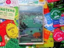 vtg - PGA Golf Bag Tag - MISSION HILLS RESORT - Rancho Mirage CA