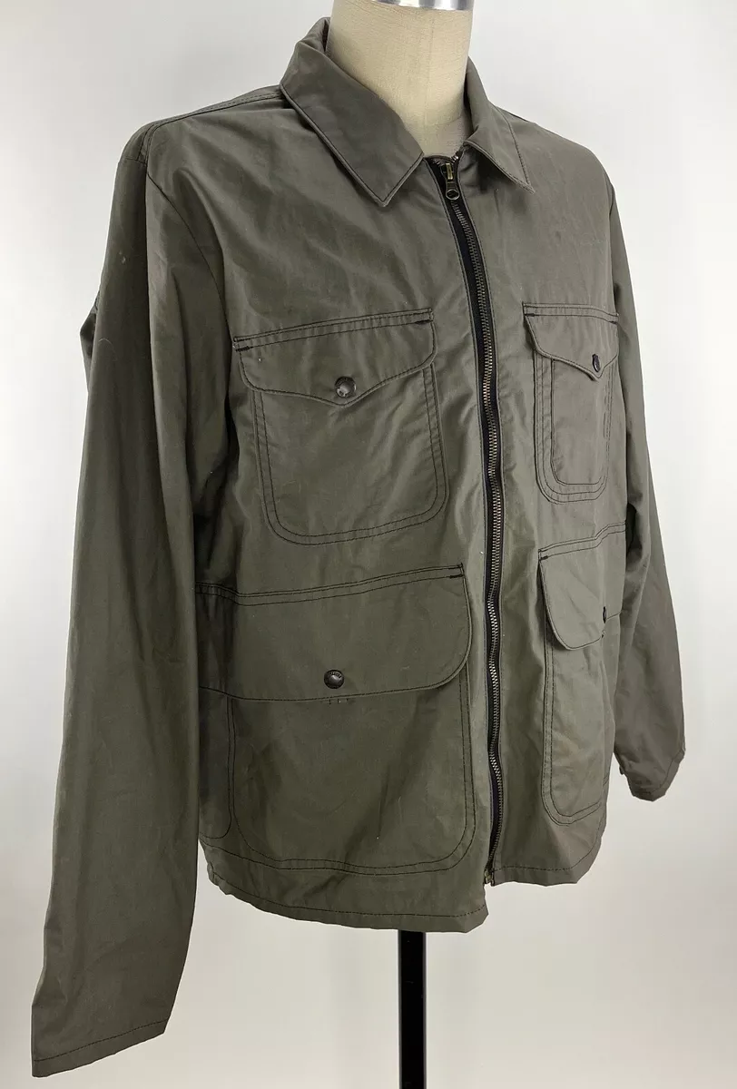 VESTE DE TRAVAIL FILSON COTON CIR BOMBER MANTEAU HOMME L DAKOTA VERT