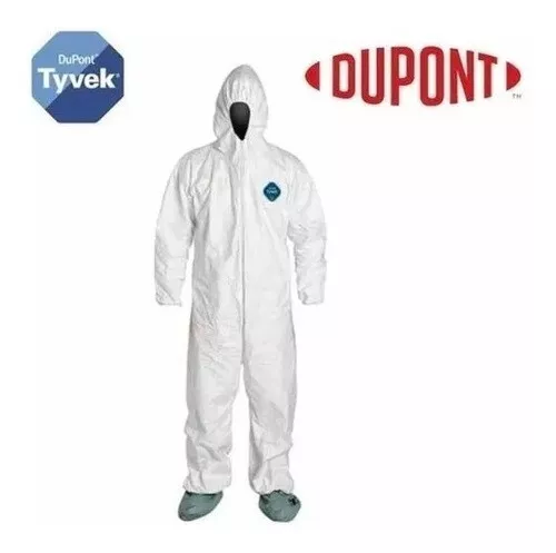 Dupont TY122S Tyvek Disposable Coveralls Cleaning Painting Spraying Suits Boots - product listing photo