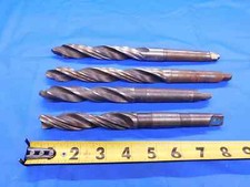 4 PC. LOT OF COUNTERBORE DRILL BITS 3/4 CUT DIA .515 PILOT OD MORSE TAPER 2 MT2