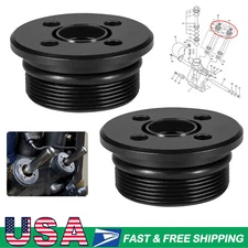 Trim Cylinder End Cap 48630-96J01 for Honda Suzuki Yamaha 2&4 Stroke Showa 2PCS 