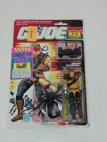 GI Joe ARAH 1991 DESERT SCORPION Hasbro Action Figure NEW MOSC SEALED MIP