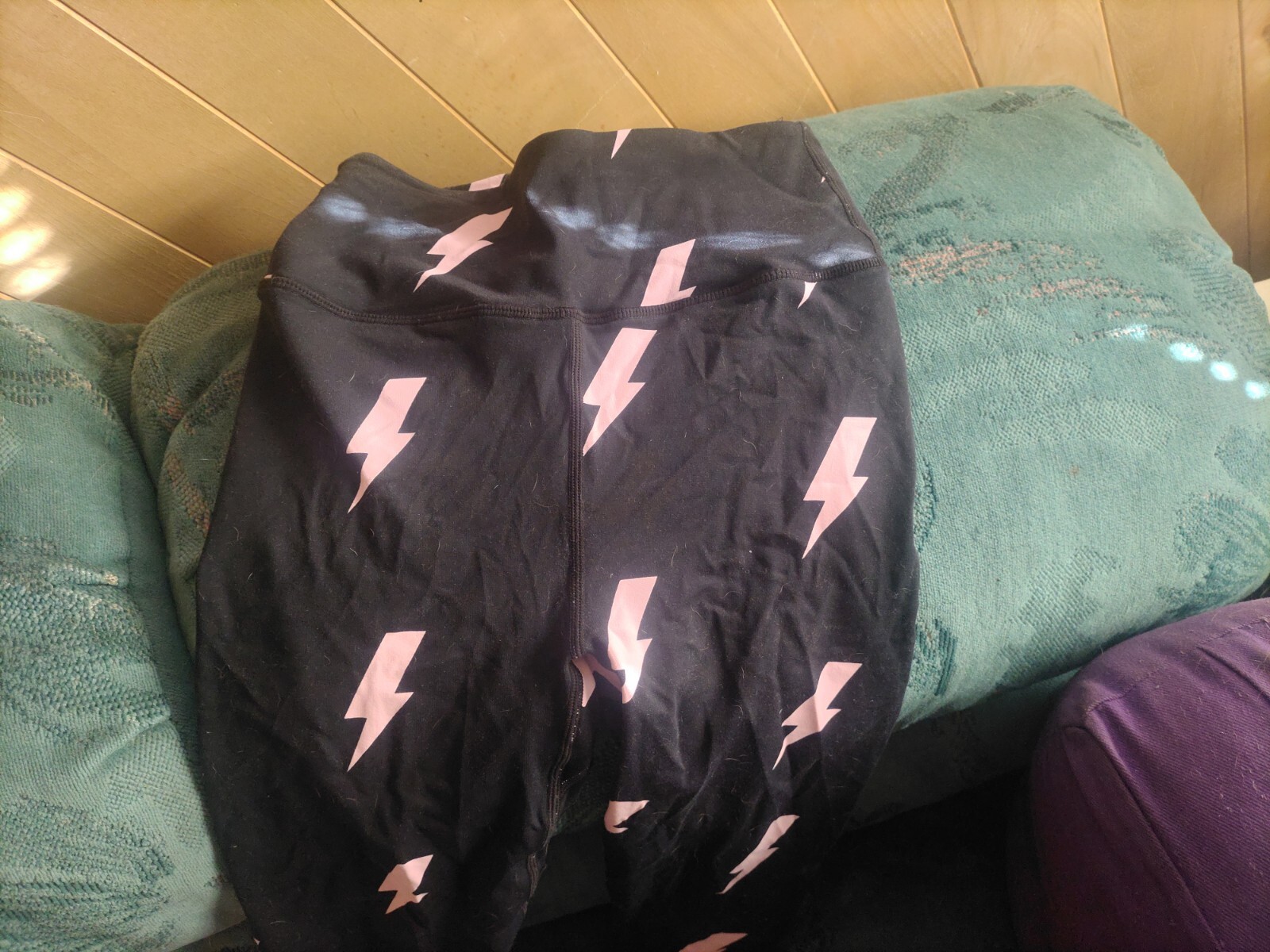 Spiritual Gangster Pink Lightning Bolt Yoga Pants Wom… Gem