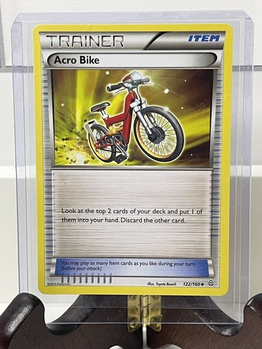 Pokemon TCG 2015 ACRO BIKE Card Primal Clash 122/160 Regular Uncommon🔥 - Picture 2 of 8