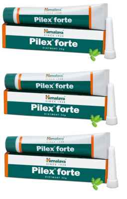 Himalaya Pilex Forte Ointment 30g x3 | Herbal Piles Relief | Exp 02/2027