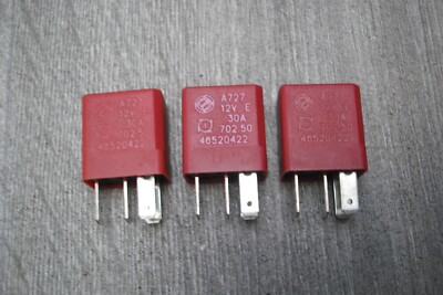 3 FIAT PANDA RELAYS  A727  30A   46520422
