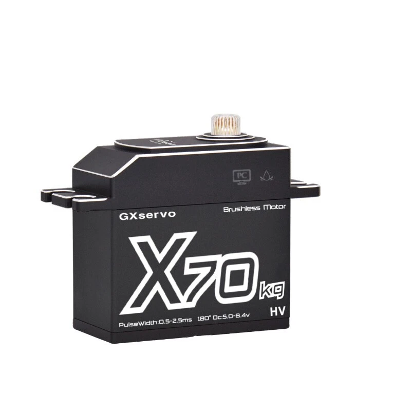 70KG High Torque Metal Gear Steering Digital Servo for 1/10 RC Car Crawler Buggy - image 3 of 4