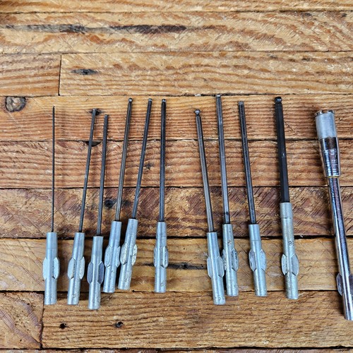 Vintage Xcelite Series 99 PS-40 BP Ballpoint Allen Hex Socket Driver Parts Lot - Picture 2 of 18