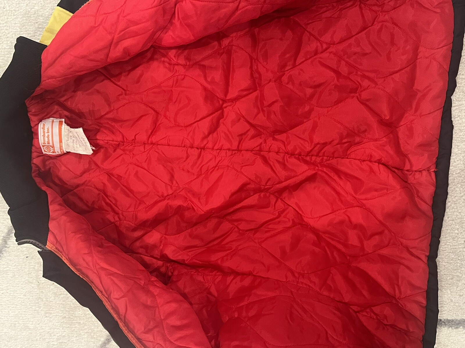 Vintage Retro Women’s Bombardier Snowmobile Insulated Jacket READ eBay