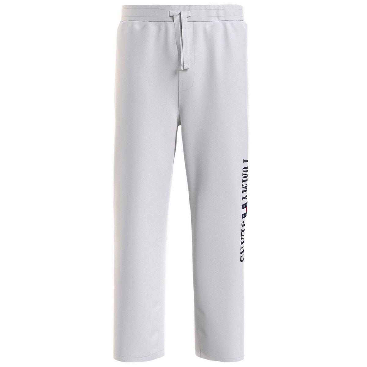 Мужские белые хлопчатобумажные брюки для бега трусцой Tommy Jeans с вышивкой XXL BHFO 6681
