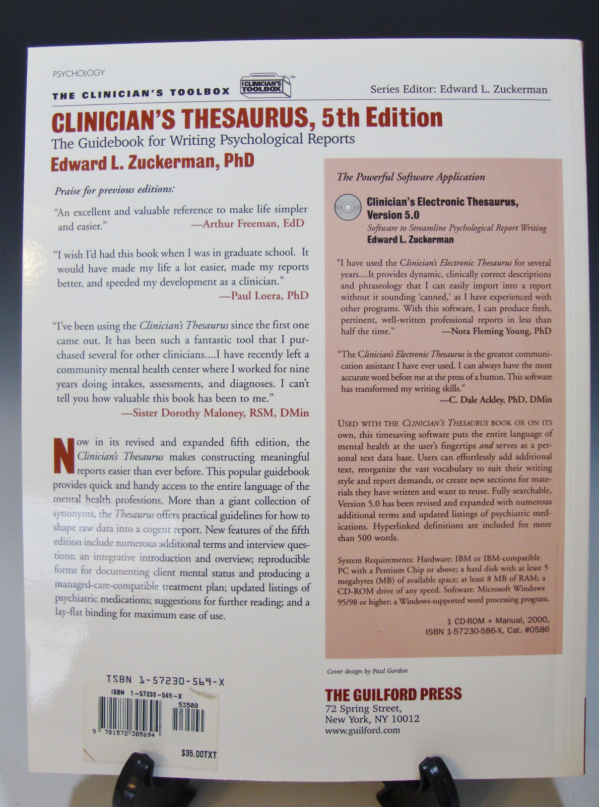Clinician's Thesaurus 5th Edition The Guidebook for Writing