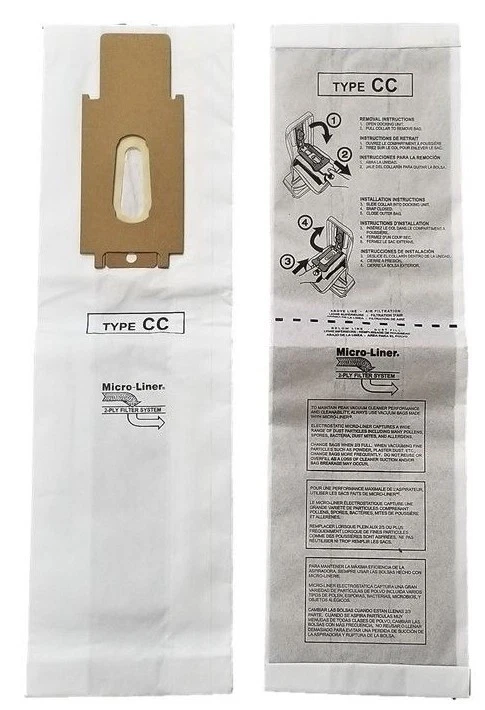 120 Oreck CC Allergen Vacuum Cleaner Bags + 10 Belts Fit XL XL2 Upright Models  - Image 3 of 3