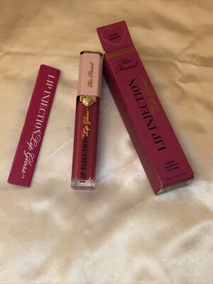 Too Faced Lip Injection Power Plumping Lip Gloss Shade People Pleaser 6.5ml NIB